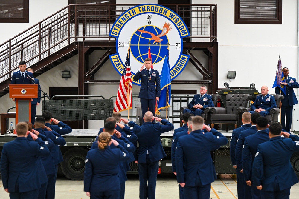 728th Air Mobility Squadron Change of Command