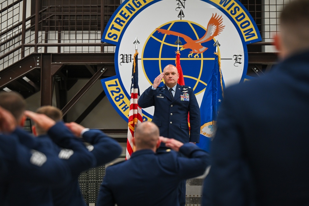 728th Air Mobility Squadron Change of Command