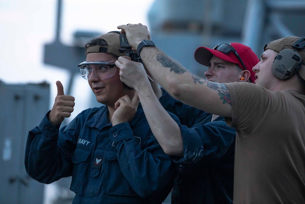 USS Normandy Celebrates Independence Day