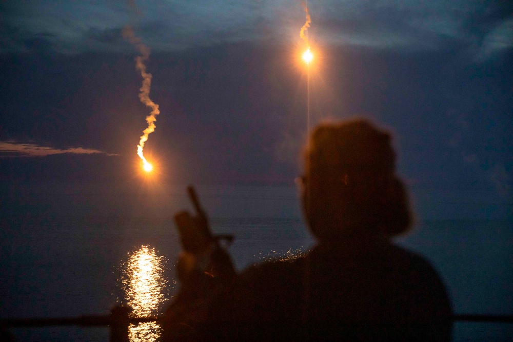 USS Normandy Celebrates Independence Day