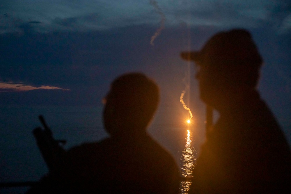 USS Normandy Celebrates Independence Day