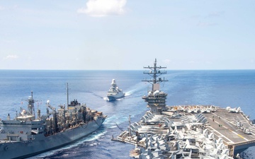Carrier Strike Group 2 Hosts Italian Liaison Officers