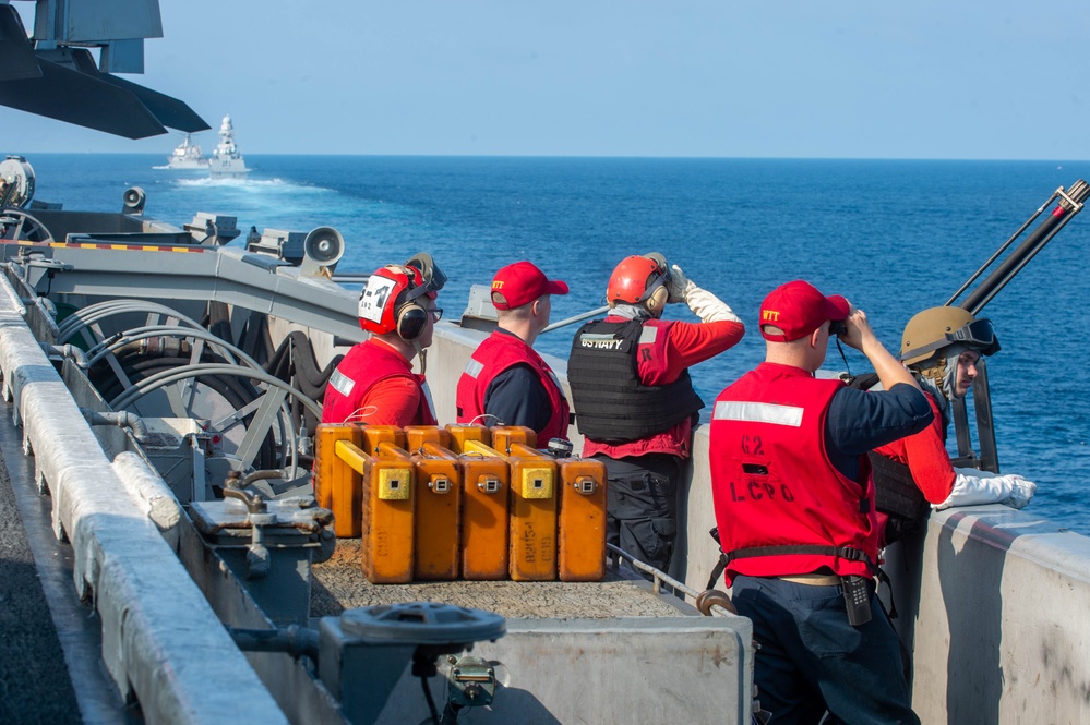 IKECSG Conducts a Simulated Strait Transit