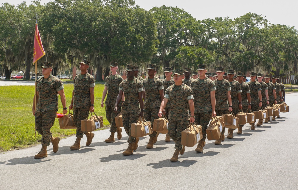 Kilo Company Practice Close Order Drill