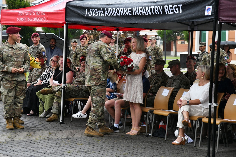 173rd Airborne Brigade Change of Command Ceremony