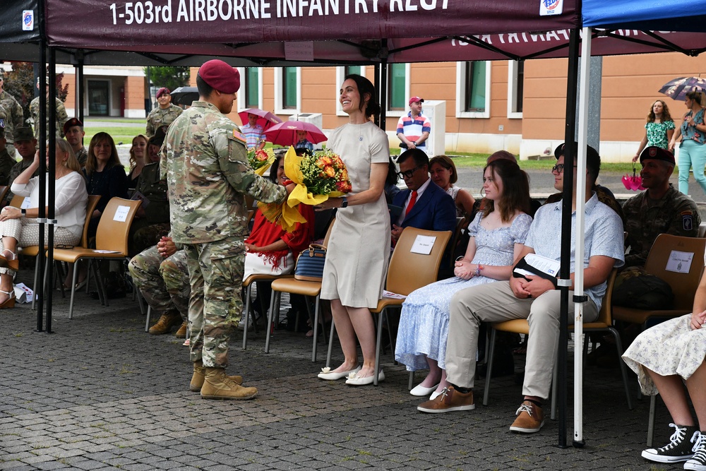 173rd Airborne Brigade Change of Command Ceremony