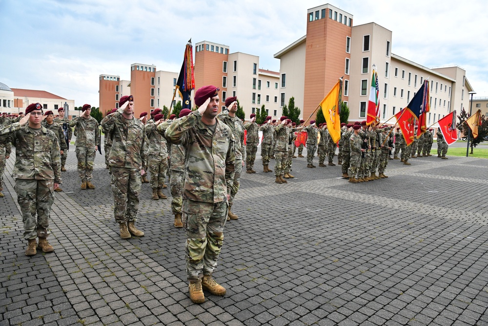 173rd Airborne Brigade Change of Command Ceremony