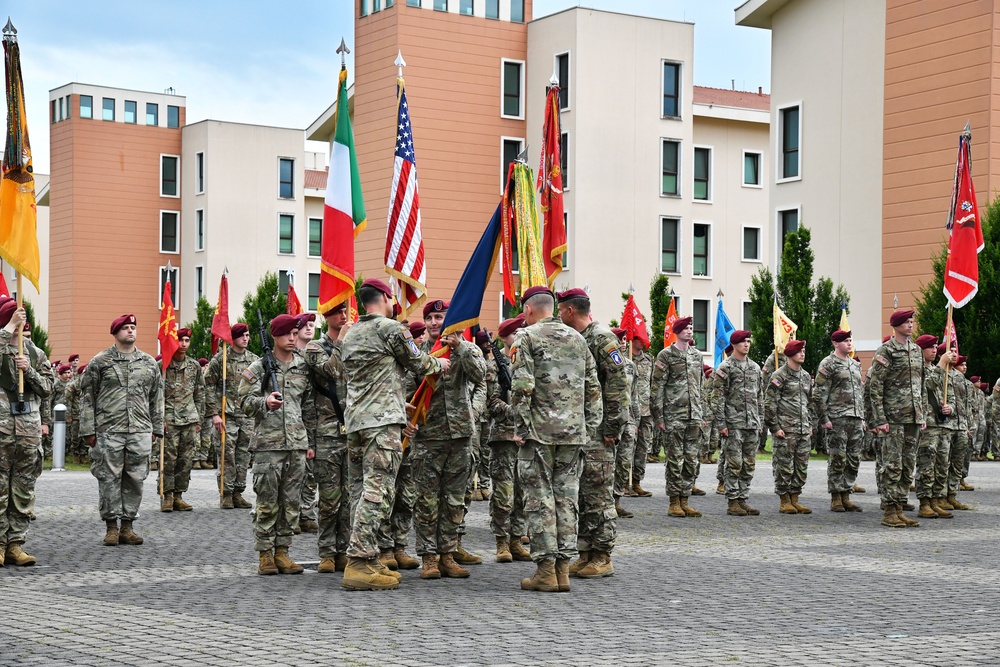 173rd Airborne Brigade Change of Command Ceremony