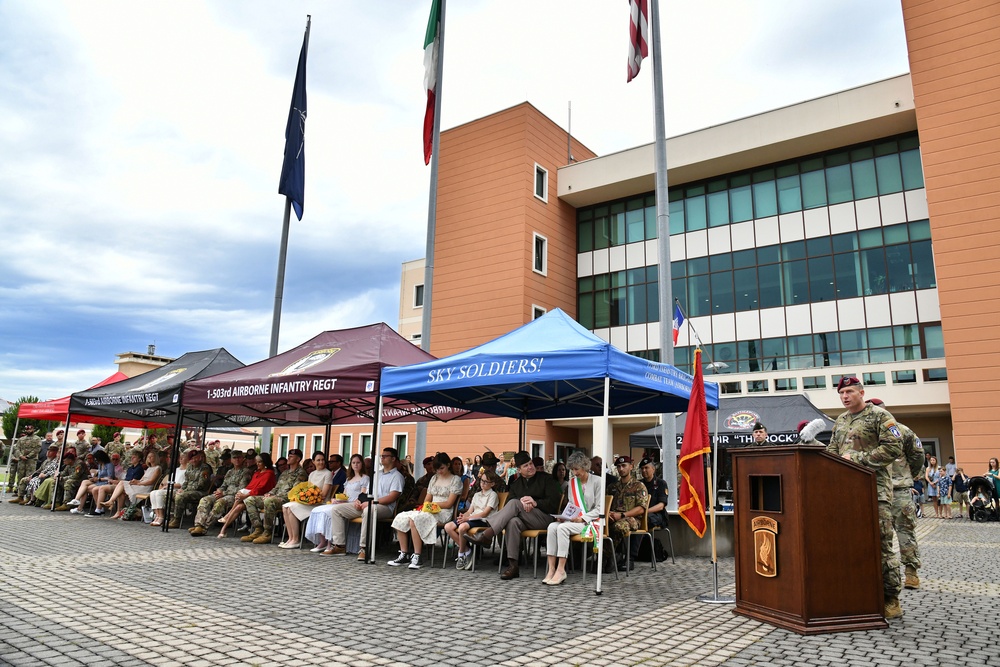 173rd Airborne Brigade Change of Command Ceremony