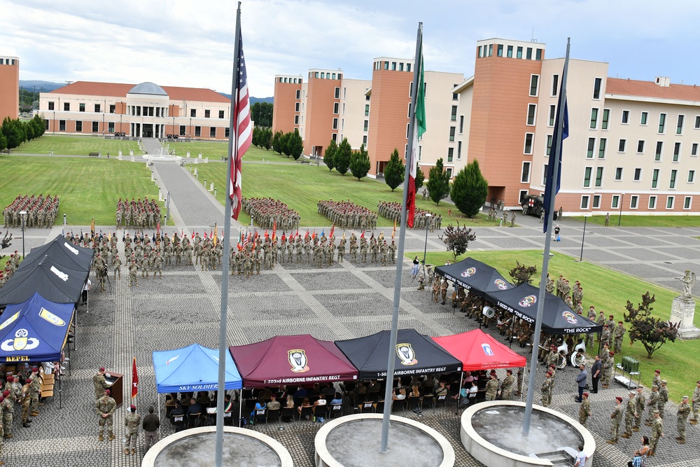 173rd Airborne Brigade Change of Command Ceremony