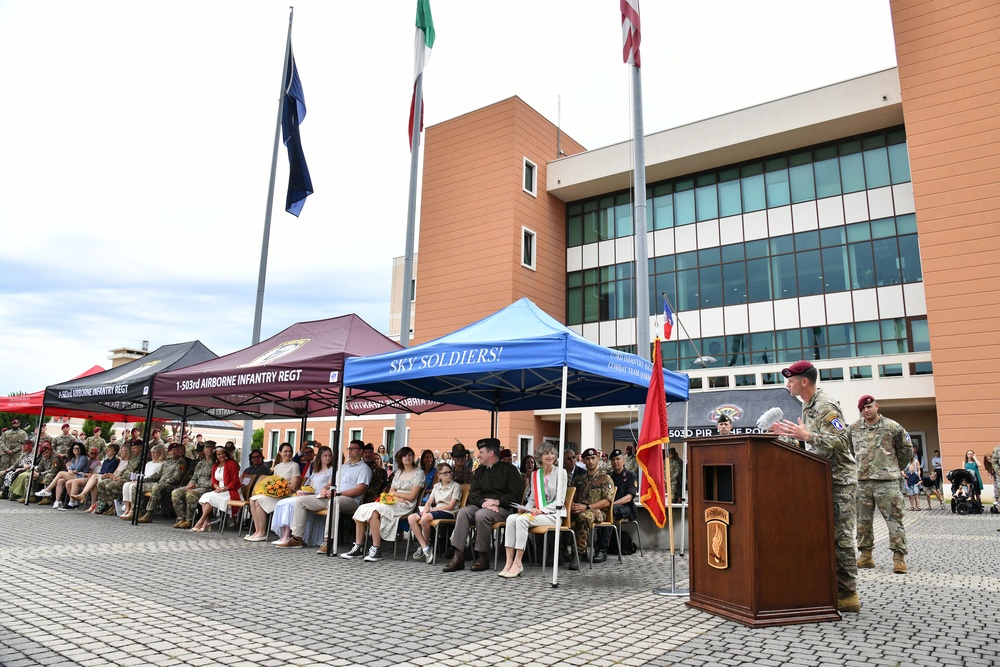 173rd Airborne Brigade Change of Command Ceremony