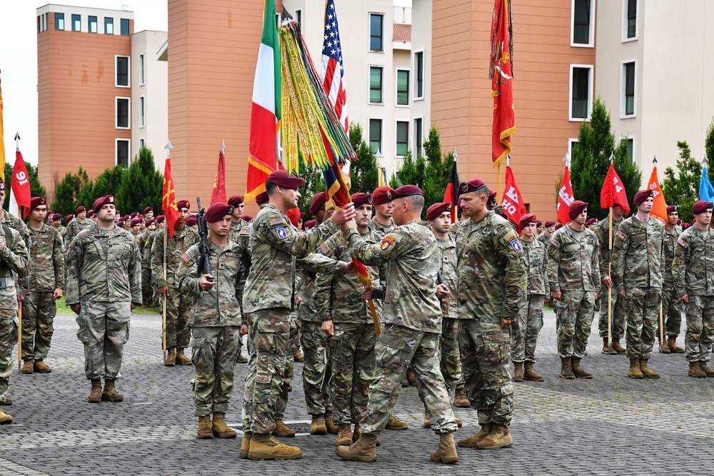 173rd Airborne Brigade Change of Command Ceremony