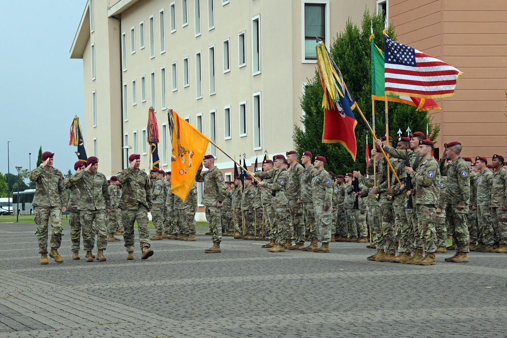 173rd Airborne Brigade Change of Command Ceremony