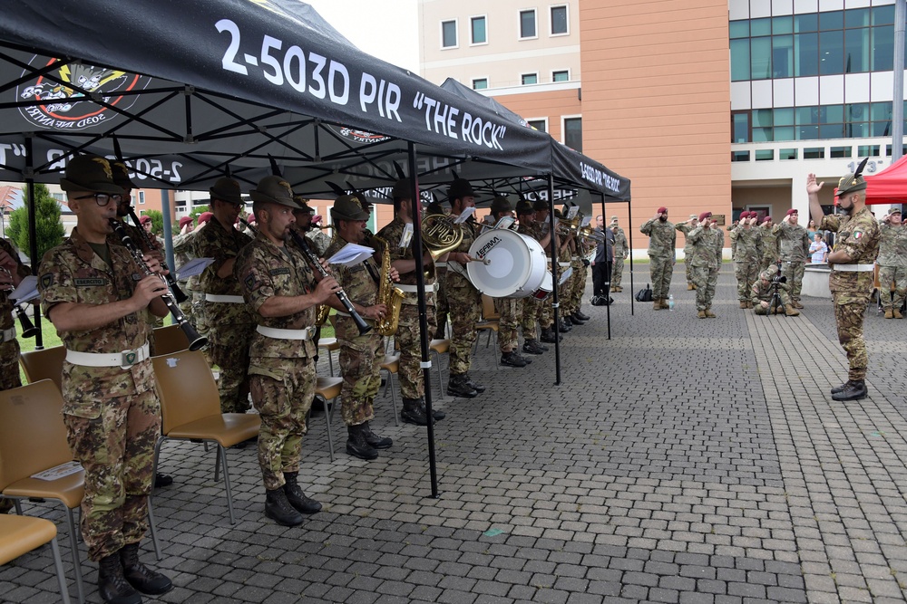 173rd Airborne Brigade Change of Command Ceremony