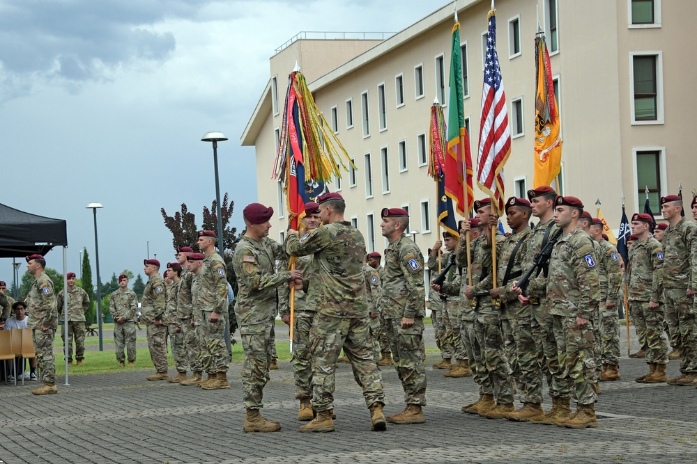 173rd Airborne Brigade Change of Command Ceremony