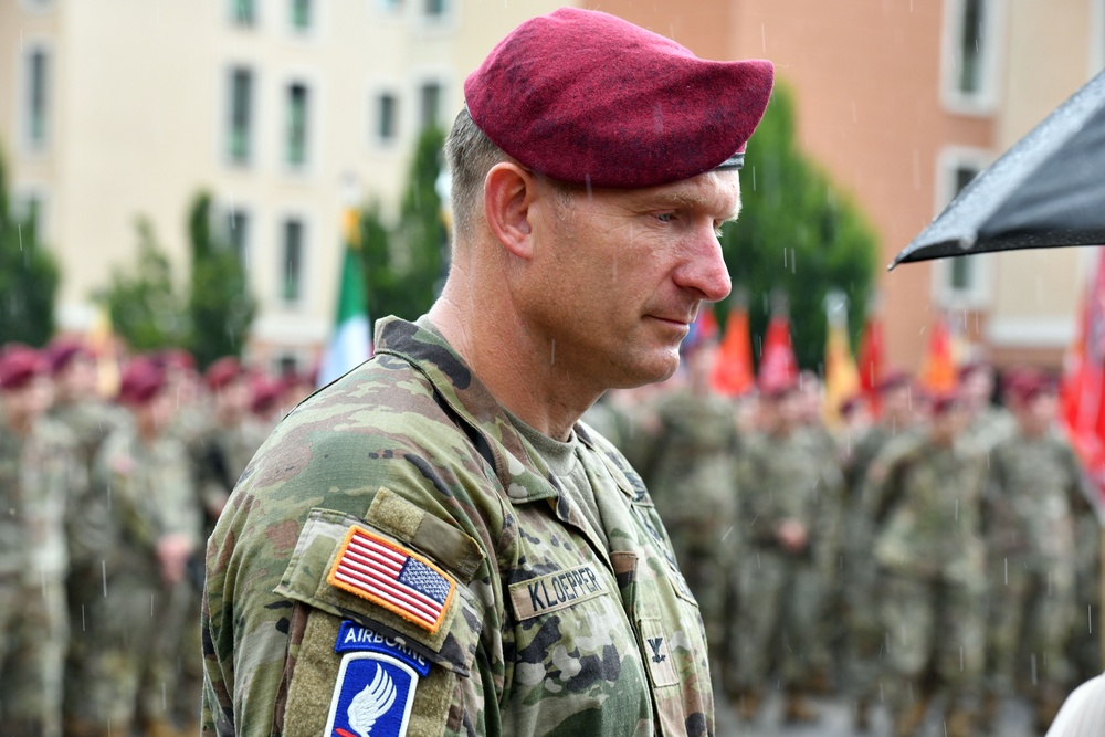 173rd Airborne Brigade Change of Command Ceremony