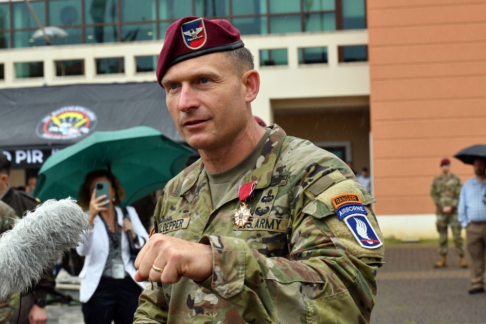 173rd Airborne Brigade Change of Command Ceremony