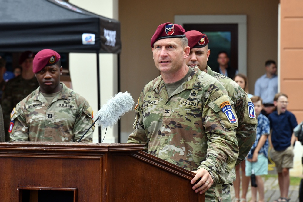 173rd Airborne Brigade Change of Command Ceremony