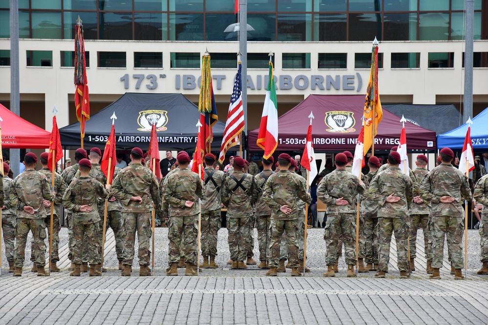 173rd Airborne Brigade Change of Command Ceremony