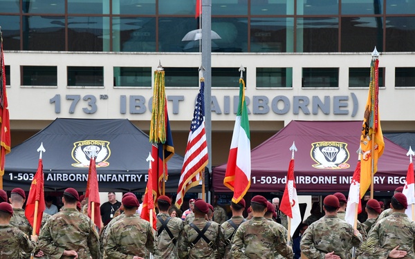 173rd Airborne Brigade Change of Command Ceremony