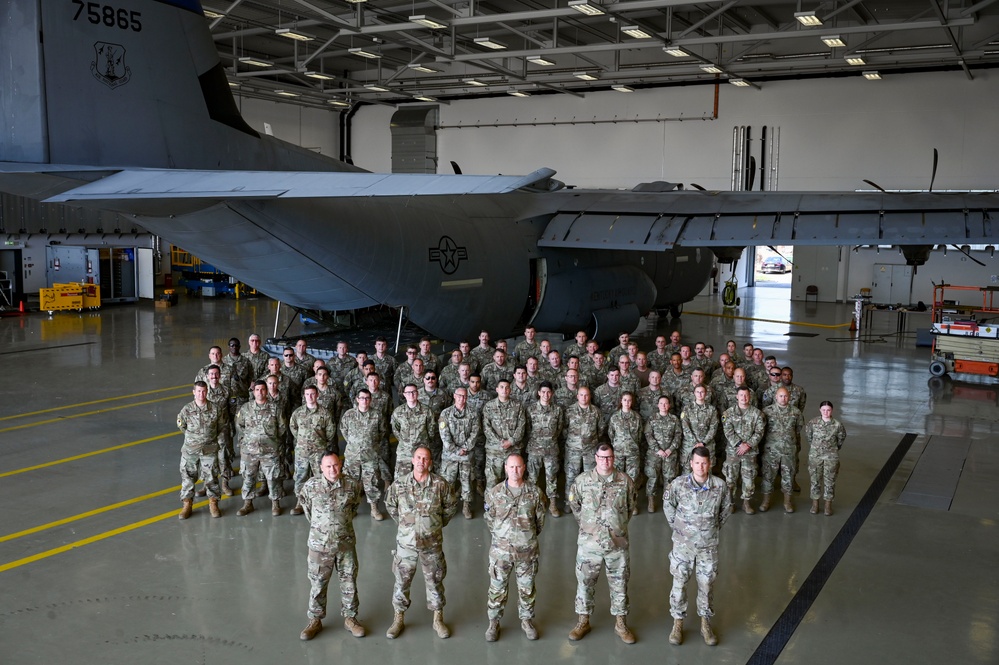 Aircraft Maintainers from 10 Air National Guard units work together during Air Defender 2023