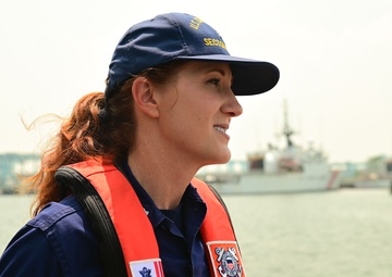 Coast Guard Station Portsmouth gets underway