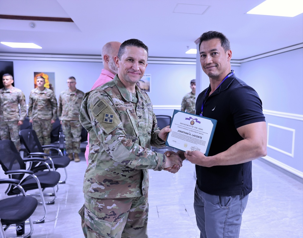 Awards for Area Support Group - Kuwait personnel, July 2023