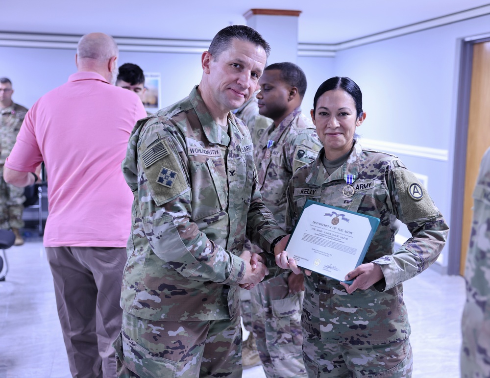 Awards for Area Support Group - Kuwait personnel, July 2023
