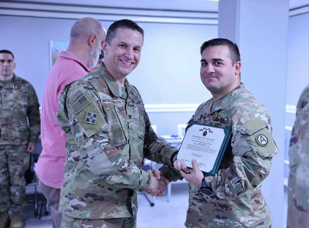 Awards for Area Support Group - Kuwait personnel, July 2023