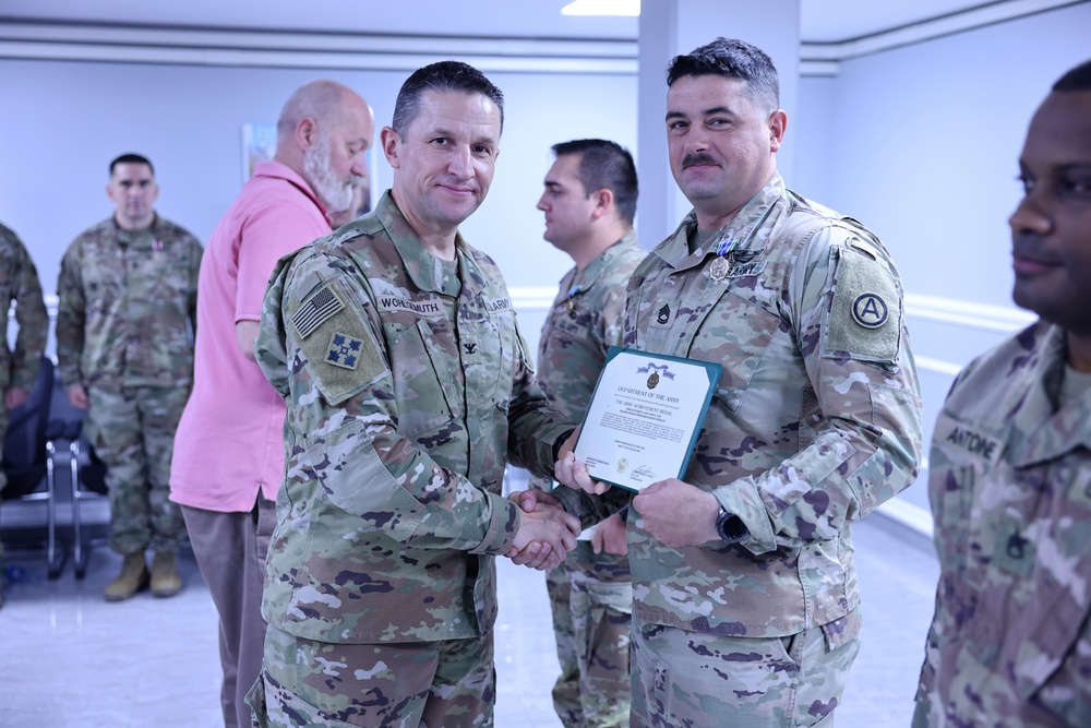 Awards for Area Support Group - Kuwait personnel, July 2023