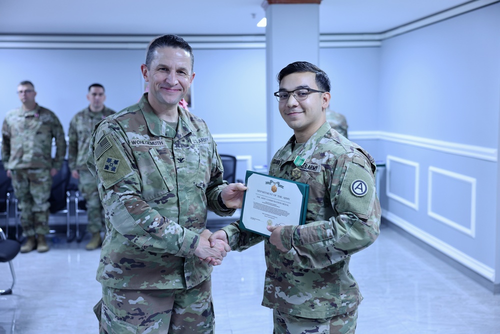 Awards for Area Support Group - Kuwait personnel, July 2023