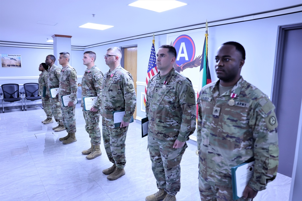 Awards for Area Support Group - Kuwait personnel, July 2023