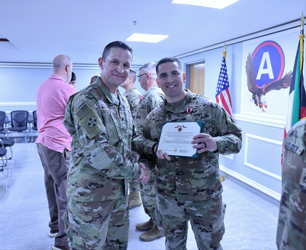Awards for Area Support Group - Kuwait personnel, July 2023