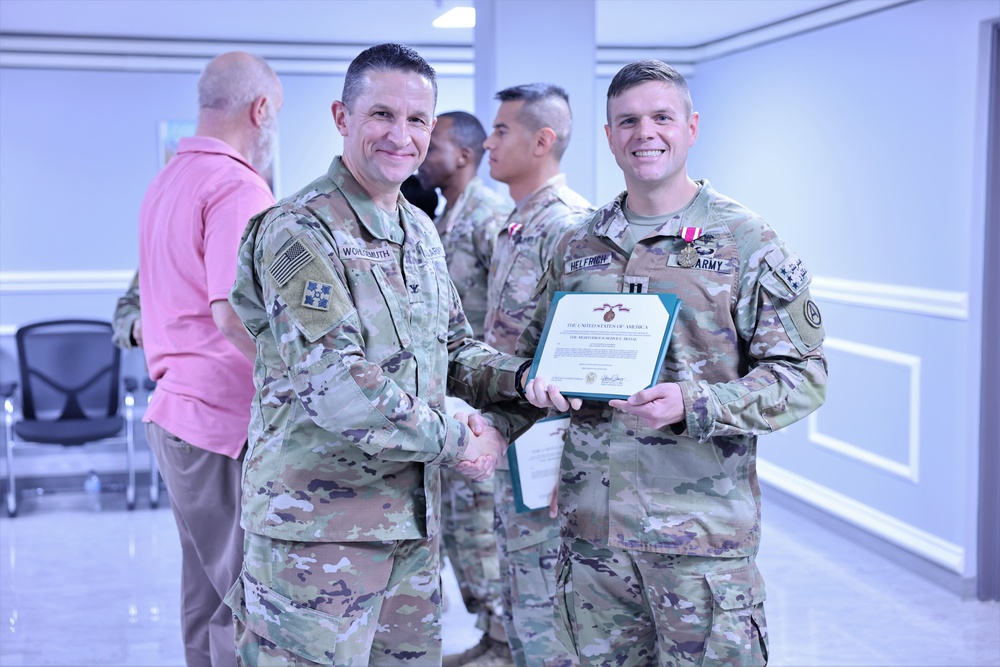 Awards for Area Support Group - Kuwait personnel, July 2023