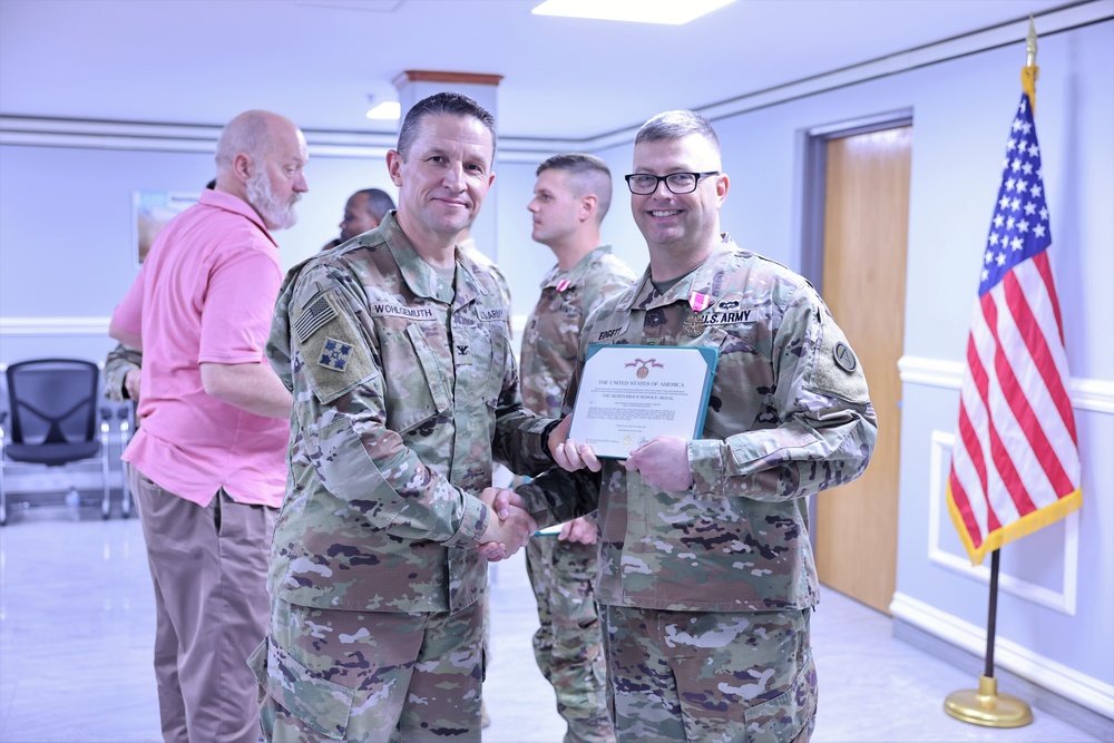 Awards for Area Support Group - Kuwait personnel, July 2023