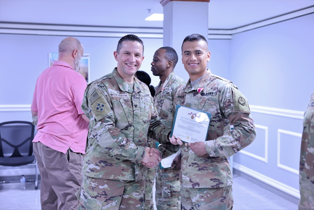 Awards for Area Support Group - Kuwait personnel, July 2023
