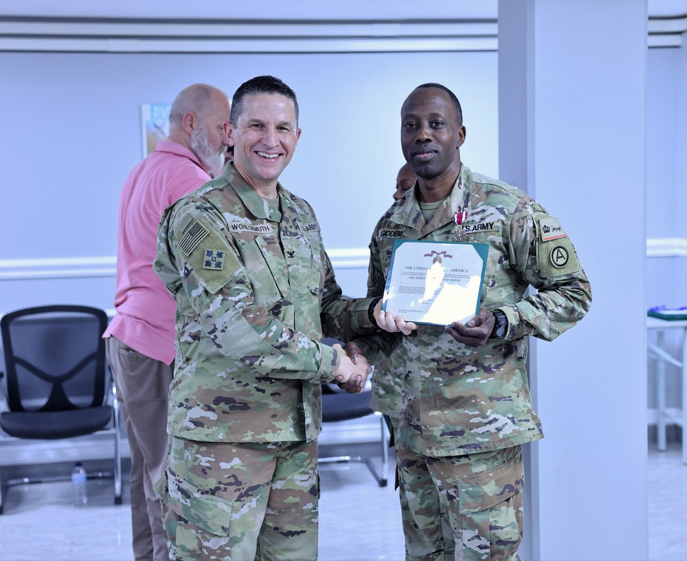 Awards for Area Support Group - Kuwait personnel, July 2023