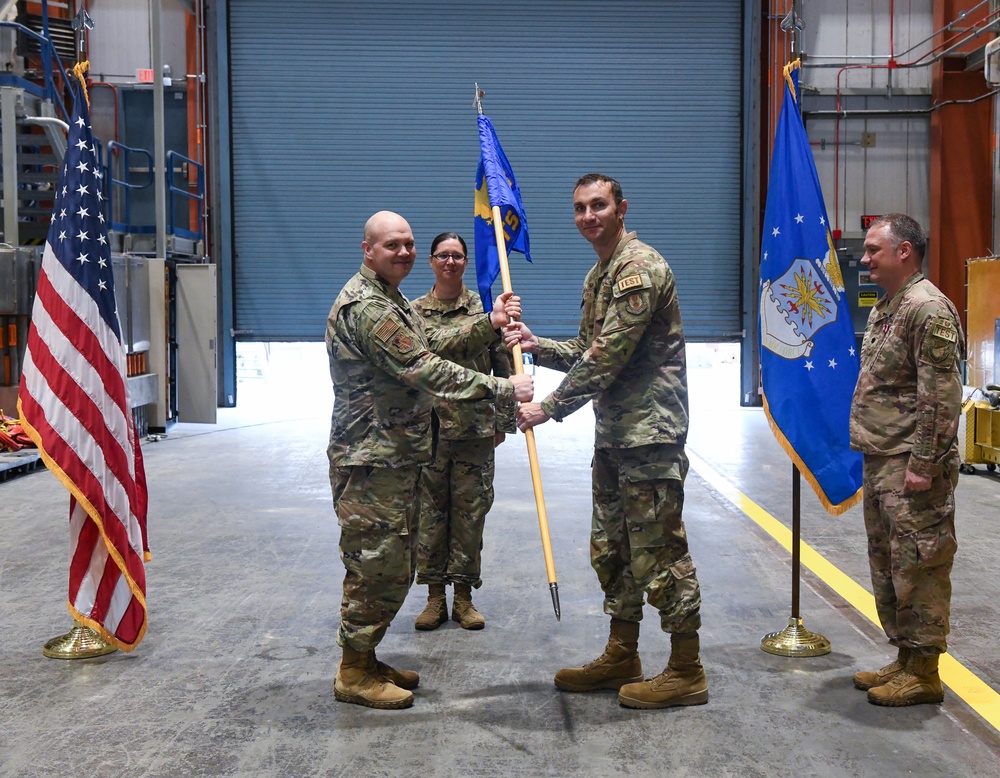 Breaux assumes command of 718th Test Squadron