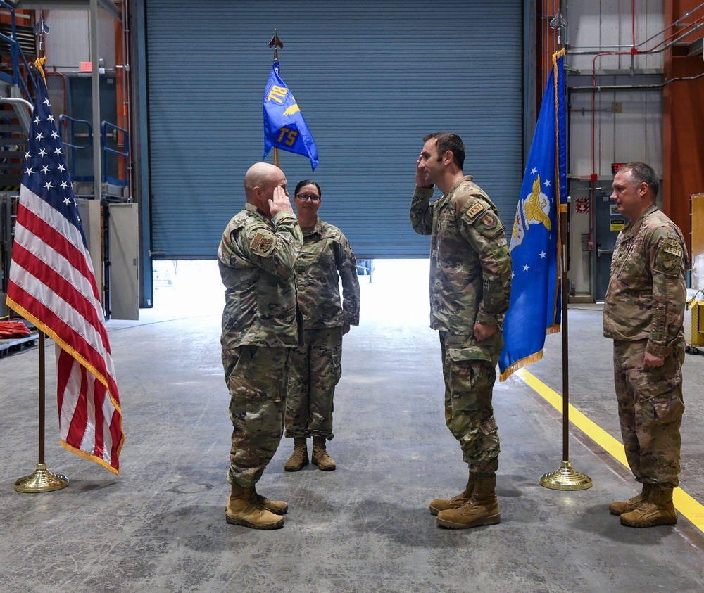 Breaux assumes command of 718th Test Squadron