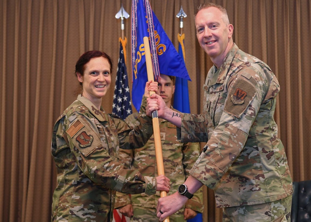 319th Health Care Operations Squadron assumption of command ceremony