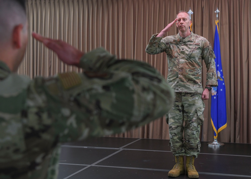 319th Health Care Operations Squadron assumption of command ceremony