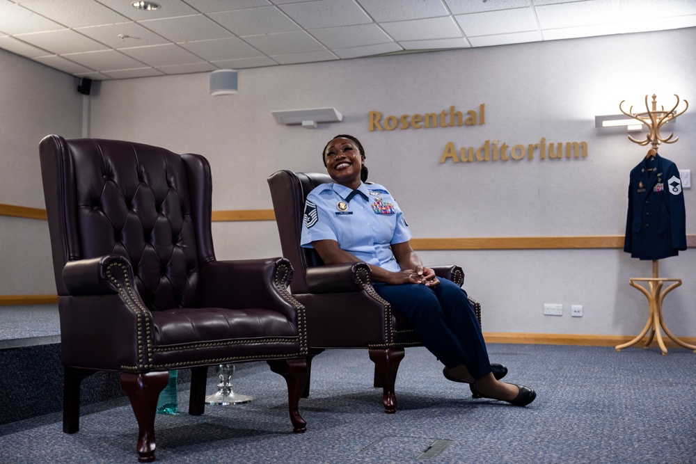 Chief Master Sgt. Candace Helder promotion ceremony