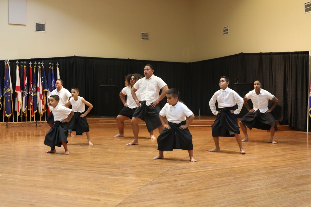 Dancers perform Haka