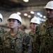 Midshipmen From U.S. Naval Academy Tour USS Tripoli