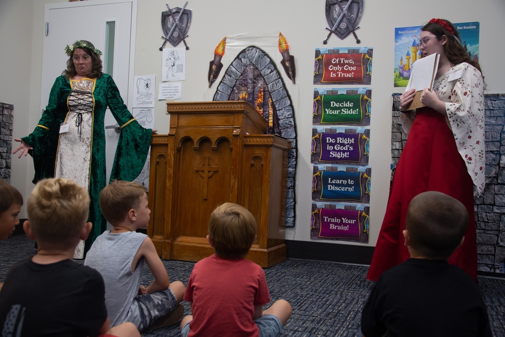 Vacation Bible School held at Protestant Chapel on MCB Camp Lejeune