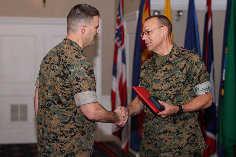 The Clubs of Quantico host the Marine Corps Cyberspace Operations Group change of command ceremony