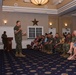 The Clubs of Quantico host the Marine Corps Cyberspace Operations Group change of command ceremony