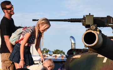 Army Tank highlights 4th July Red, White and BOOM celebration