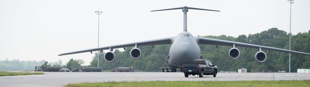 Dover AFB performs first C-5M Super Galaxy wet wing defuel