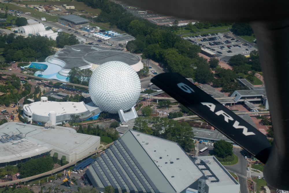 Air Force soars over Disney World for Fourth of July